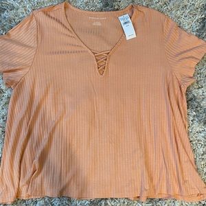 AE orange shirt